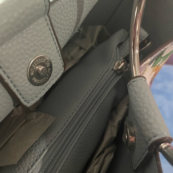 Carlos by Carlos Santana Floral Women's Bag with Silver Metal Accents - Picture 7 of 12